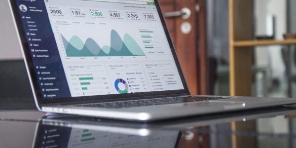 personal accounting on laptop bookkeeping accountant