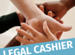 Photo of several hands together in the middle with the text 'Legal Cashier Day' over the top and the Ascentant Accountancy logo.